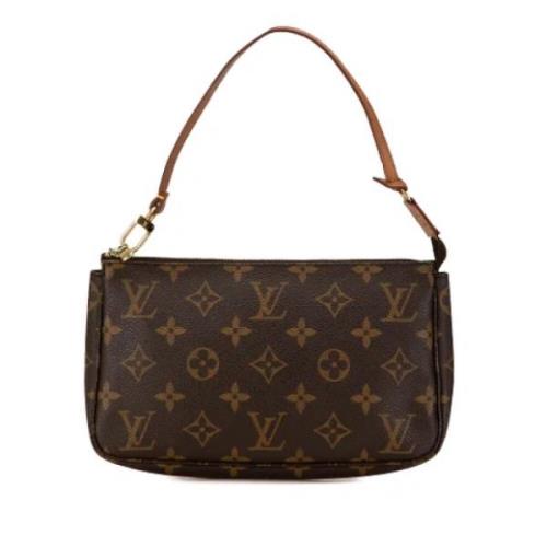 Louis Vuitton Vintage Pre-owned Canvas kuvertvskor Brown, Dam