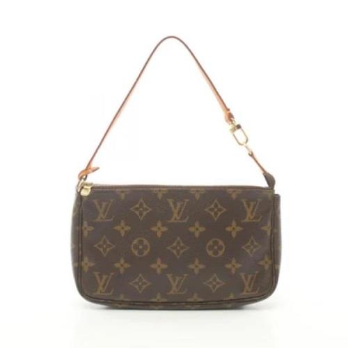 Louis Vuitton Vintage Pre-owned Canvas kuvertvskor Brown, Dam