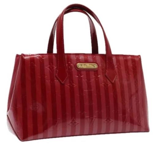 Louis Vuitton Vintage Pre-owned Laeder handvskor Red, Dam