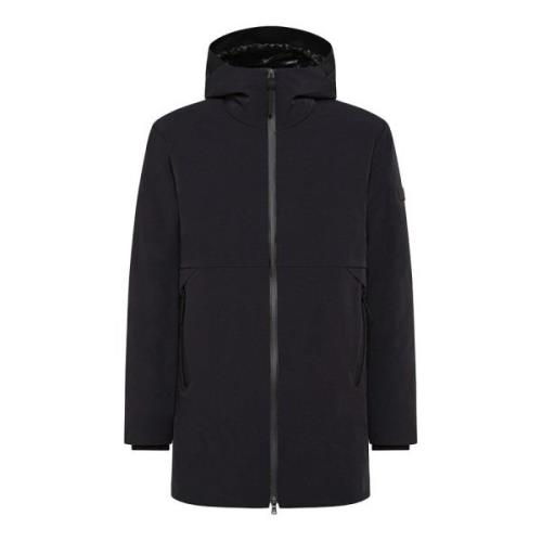 Peuterey Smal Passform Nylon Bomberjacka med Primaloft Fyllning Blue, ...