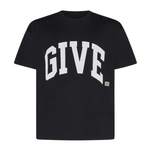 Givenchy Svarta T-shirts och Polos Black, Herr