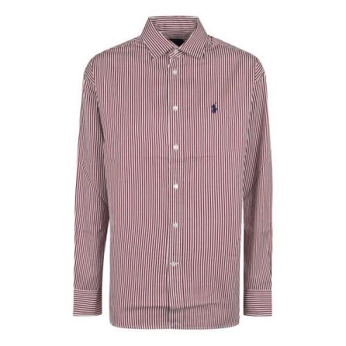 Polo Ralph Lauren Vin/Vit Långärmad Blus Multicolor, Dam