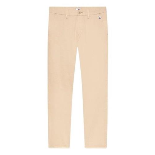 Tommy Hilfiger Beige Chino Byxor med Bomullstwill Beige, Herr