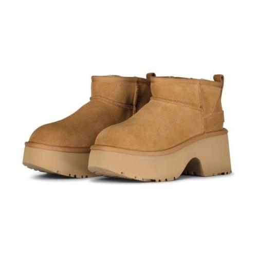 UGG Lyxiga Velourboots Modern Stil Brown, Dam