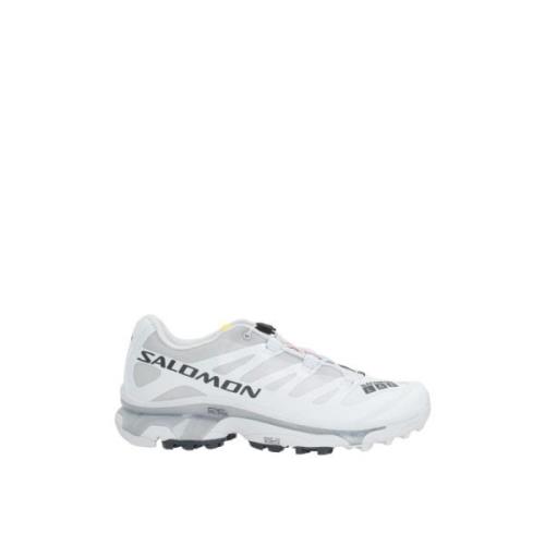 Salomon Ljusgrå Låg-Top Mesh Sneakers White, Dam