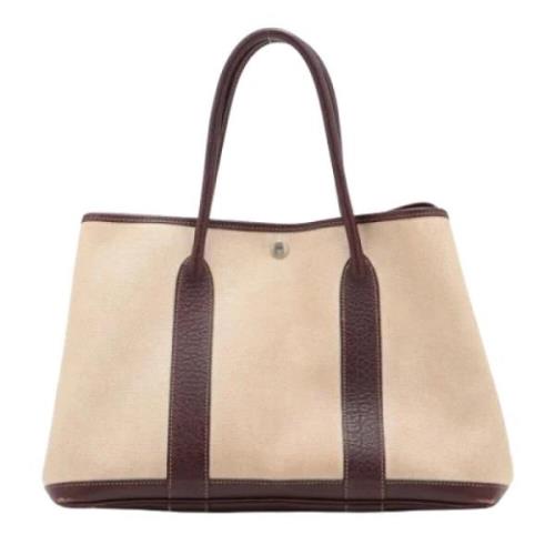 Hermès Vintage Pre-owned Laeder handvskor Beige, Dam