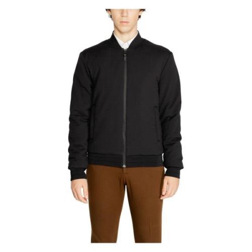 Antony Morato Svart Zip-Up Jacka för Män Black, Herr