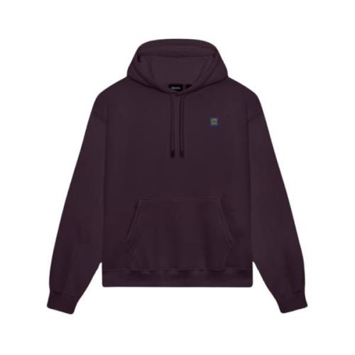 Dolly Noire Huvtröja Sweatshirt Purple, Herr