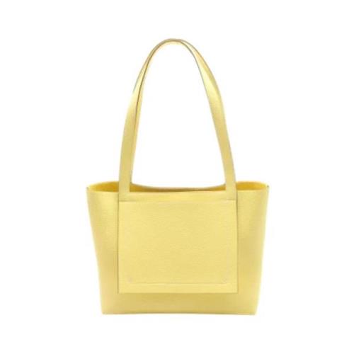 Hermès Vintage Pre-owned Laeder axelremsvskor Yellow, Dam