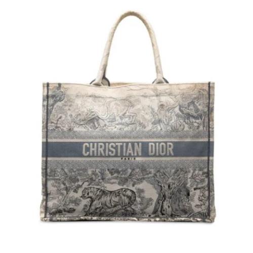 Dior Vintage Pre-owned Canvas dior-vskor Gray, Dam