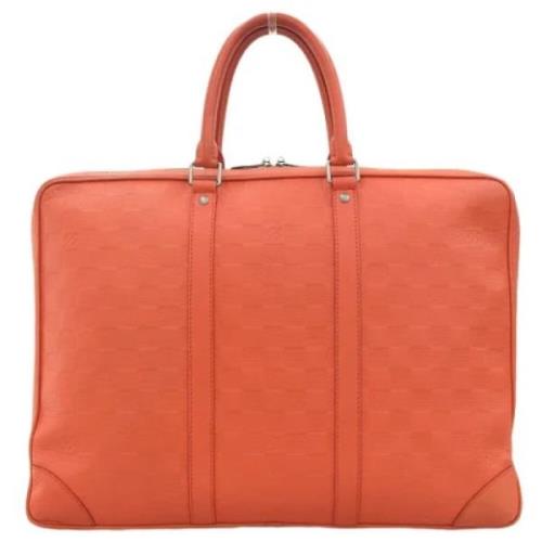 Louis Vuitton Vintage Pre-owned Canvas louis-vuitton-vskor Orange, Dam