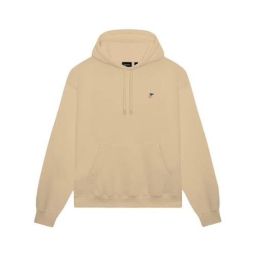 Dolly Noire Huvtröja Sweatshirt Beige, Herr