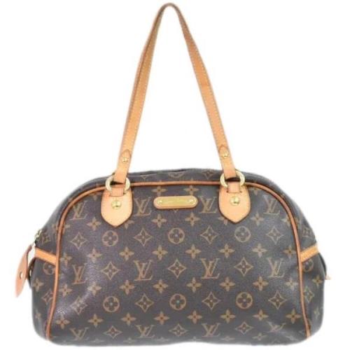 Louis Vuitton Vintage Pre-owned Canvas louis-vuitton-vskor Brown, Dam