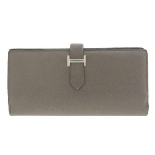 Hermès Vintage Pre-owned Laeder plnbcker Gray, Dam