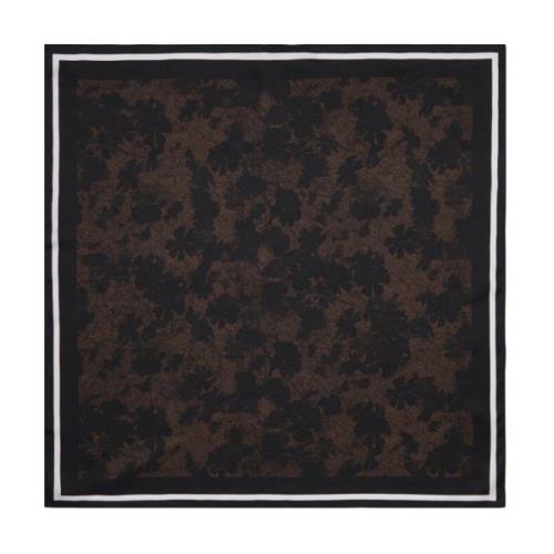 Heartmade Sidenscarf Teak Elegant Raffinerad Touch Brown, Dam