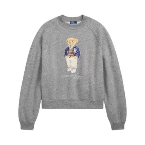 Polo Ralph Lauren Stilig Sweatshirt för Män Gray, Dam