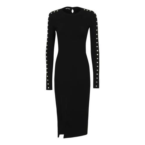 Stella McCartney Nitar Stickad Klänning Black, Dam