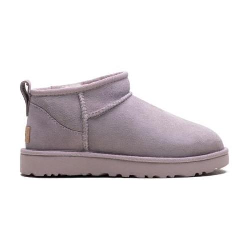 UGG Grå Mocka Ankelboots Gray, Dam