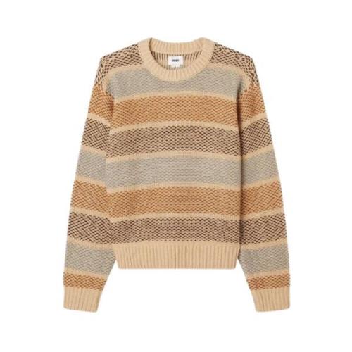 Obey Crewneck Sweater i Benjamin Stil Multicolor, Herr