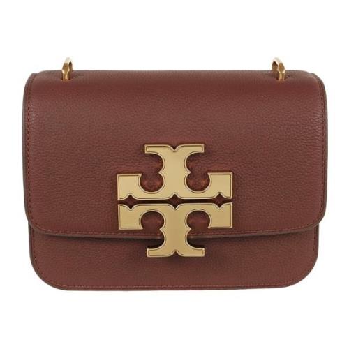 Tory Burch Omvandlingsbar axelväska i mörk cabernet Brown, Dam