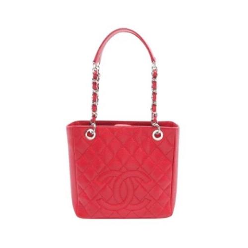 Chanel Vintage Pre-owned Laeder chanel-vskor Red, Dam