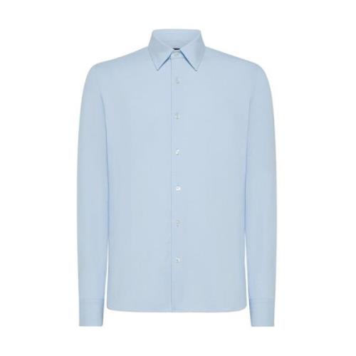 RRD Geometrisk Jacquard Oxford Skjorta Blue, Herr