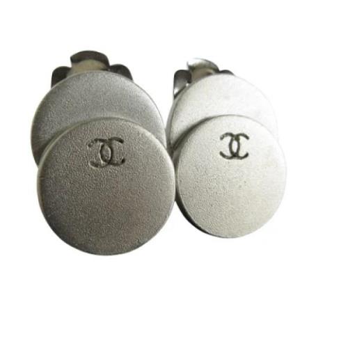 Chanel Vintage Pre-owned Metall chanel-smycken Gray, Dam