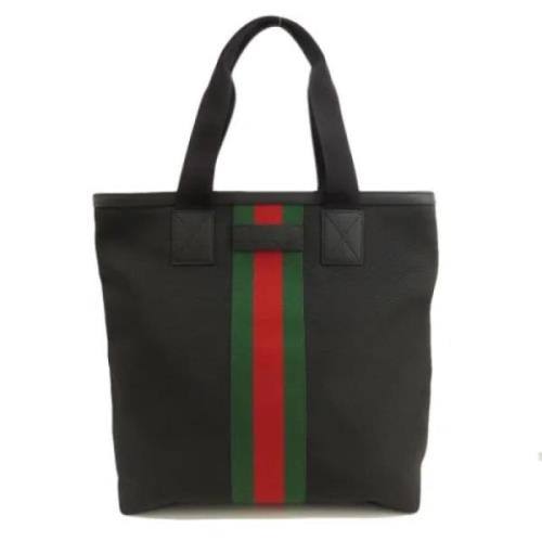 Gucci Vintage Pre-owned Canvas gucci-vskor Black, Dam