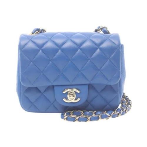 Chanel Vintage Pre-owned Laeder chanel-vskor Blue, Dam