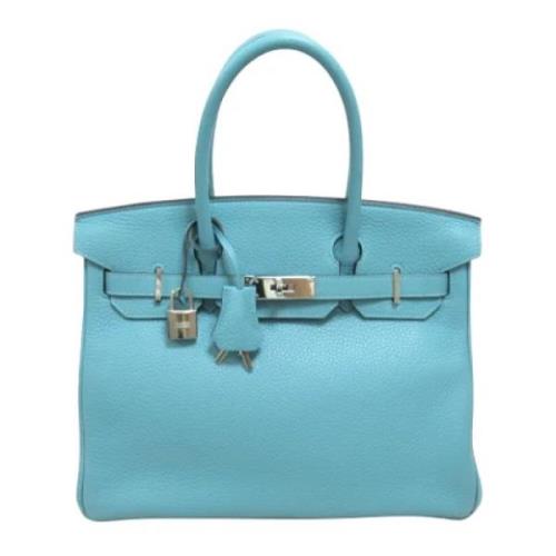 Hermès Vintage Pre-owned Laeder handvskor Blue, Dam