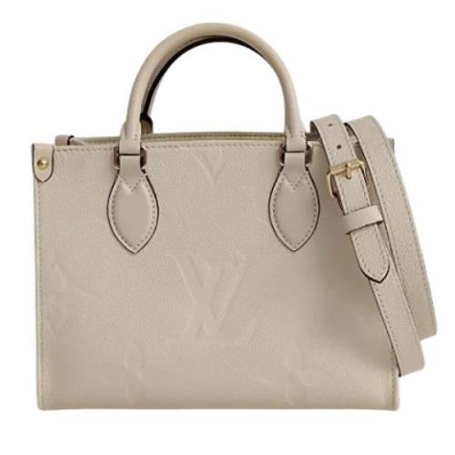 Louis Vuitton Vintage Pre-owned Laeder louis-vuitton-vskor Beige, Dam