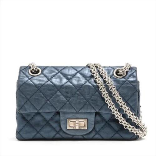 Chanel Vintage Pre-owned Laeder chanel-vskor Blue, Dam