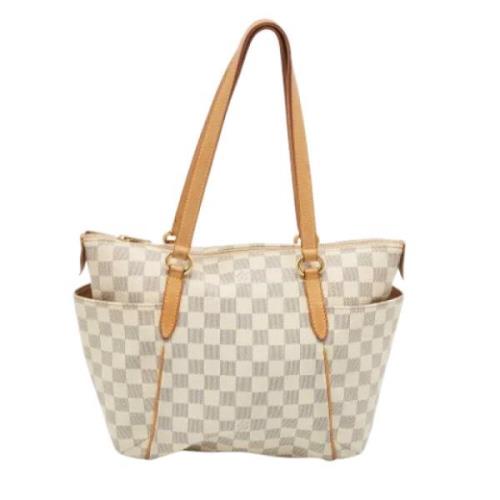 Louis Vuitton Vintage Pre-owned Canvas louis-vuitton-vskor White, Dam