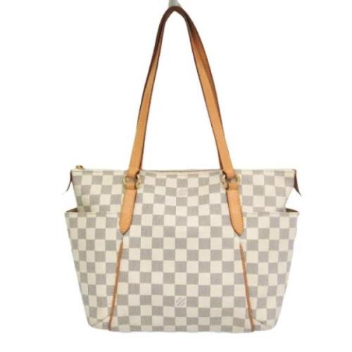 Louis Vuitton Vintage Pre-owned Canvas louis-vuitton-vskor White, Dam