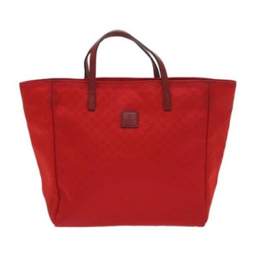 Gucci Vintage Pre-owned Canvas gucci-vskor Red, Dam