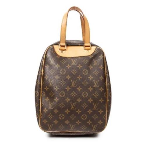 Louis Vuitton Vintage Pre-owned Belagd canvas handvskor Brown, Dam