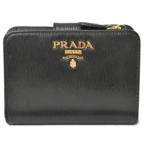 Prada Vintage Pre-owned Laeder plnbcker Black, Dam