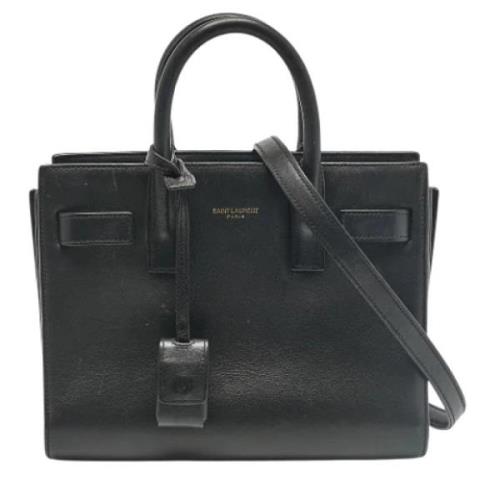 Yves Saint Laurent Vintage Pre-owned Laeder totevskor Black, Dam