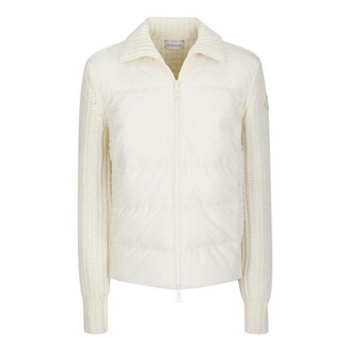 Moncler Stilfull Cardigan Jeans för Män White, Dam