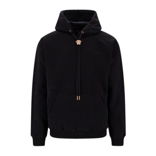 Versace Herrkläder Sweatshirts Svart Aw23 Black, Herr