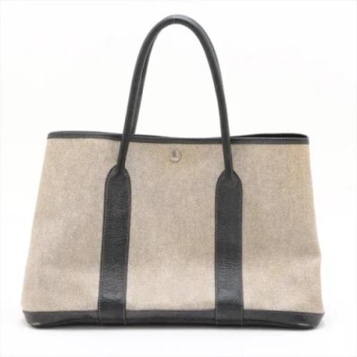 Hermès Vintage Pre-owned Canvas totevskor Beige, Dam