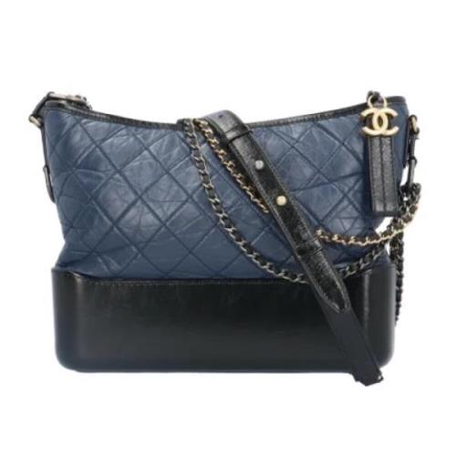 Chanel Vintage Pre-owned Laeder chanel-vskor Blue, Dam