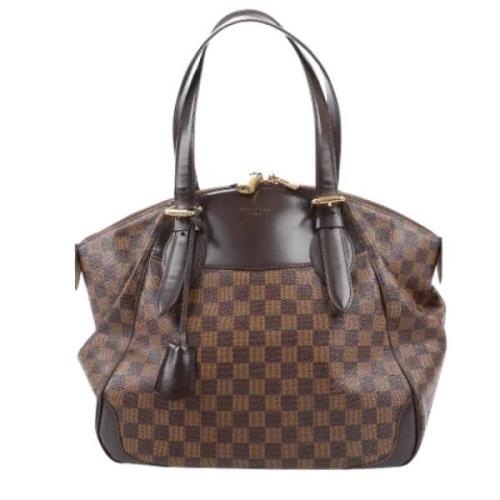 Louis Vuitton Vintage Pre-owned Laeder handvskor Brown, Dam