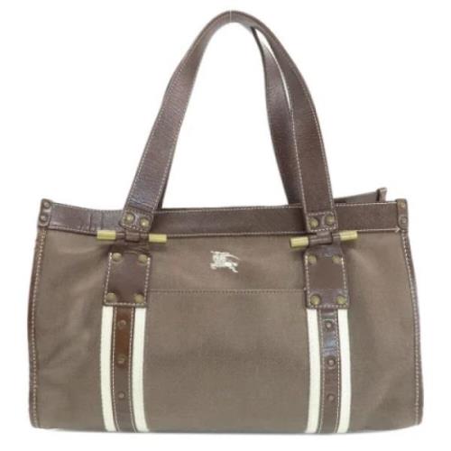 Burberry Vintage Pre-owned Canvas totevskor Brown, Dam