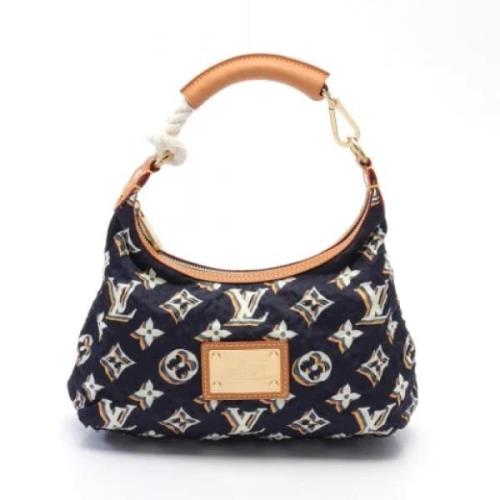 Louis Vuitton Vintage Pre-owned Laeder handvskor Blue, Dam