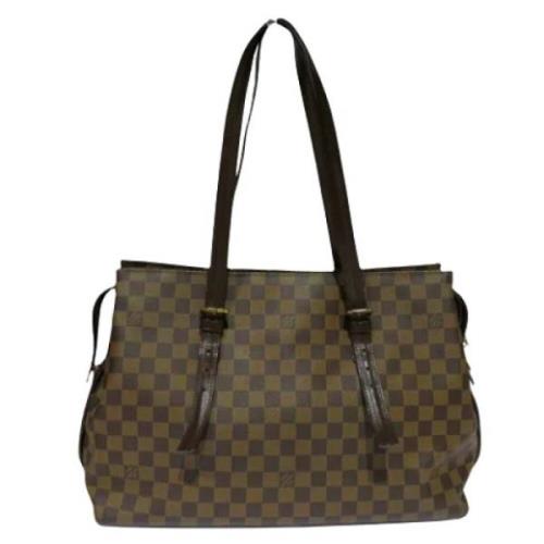 Louis Vuitton Vintage Pre-owned Canvas louis-vuitton-vskor Brown, Dam