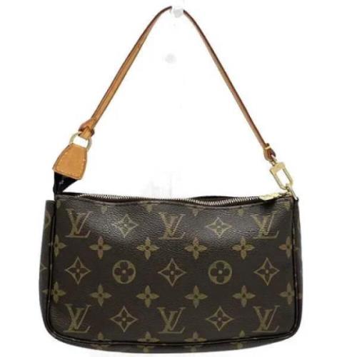 Louis Vuitton Vintage Pre-owned Canvas kuvertvskor Brown, Dam