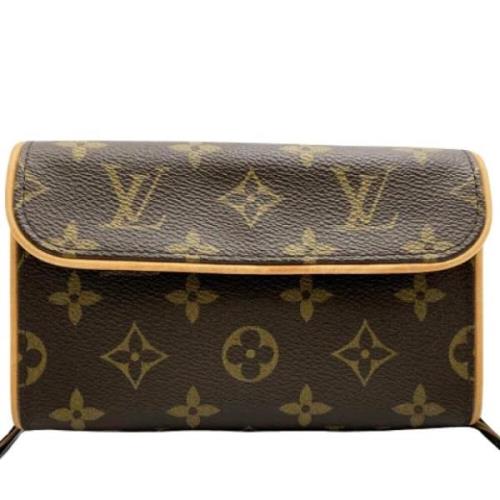 Louis Vuitton Vintage Pre-owned Canvas louis-vuitton-vskor Brown, Dam