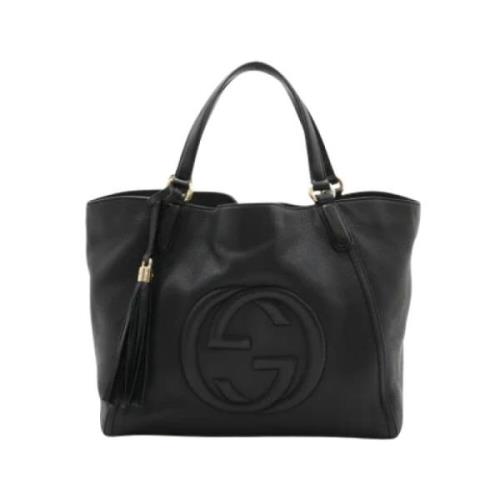 Gucci Vintage Pre-owned Laeder gucci-vskor Black, Dam