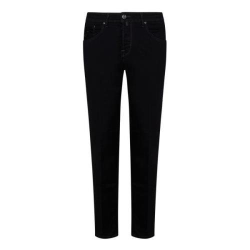 Jacob Cohën Svarta Slim Fit Jeans Aw24 Black, Herr